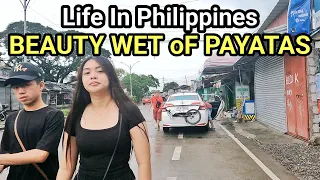 WALKING WET EXPERIENCE AROUND Payatas Residence Quezon City Philippines [4K] 🇵🇭