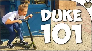 Duke 101: Мой ПЕРВЫЙ ТРЮКОВОЙ САМОКАТ на резьбе!