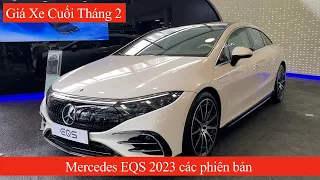 Mercedes EQS 2023 Giá xe điện hạng sang lăn bánh Tháng 2