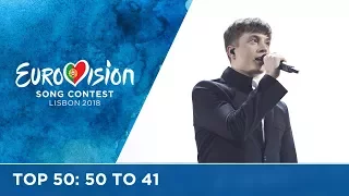 TOP 50: Most watched in 2017: 50 TO 41 - Eurovision Song Contest