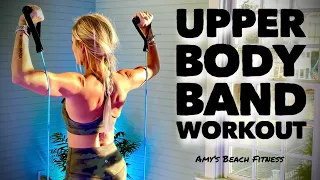 💪🏽 Lean Muscle Upper Body Training - 20 Minute Resistance Band Workout