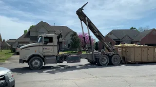 Roll-off Truck Dumpster Delivery April 2, 2020