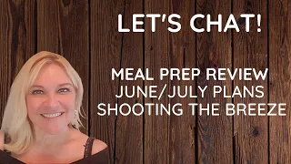 CHAT TIME | MEAL PREP REVIEW | JUNE CHANNEL PLANS | JULY CHALLENGE | MISCELLANEOUS BABBLING 😉