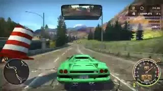 NFS Most Wanted - Lamborghini Diablo VT Gameplay [1440p60]