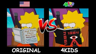 4kids Censorship in The Simpsons