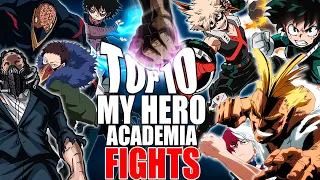 TOP 10 MY HERO ACADEMIA FIGHTS 2021