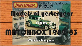 MATCHBOX 1982/83 Models of yesteryear (Close Up)