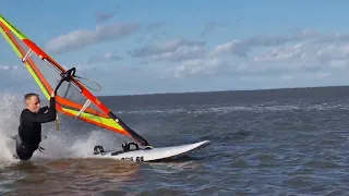 Hunstanton sand bank flatwater freestyle windsurfing