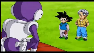 Trunks and Goten meets Jaco for the first time.