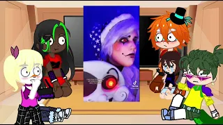 Security Breach React to Sundrop and Moondrop  🌙 ☀️ // Fnaf // Security breach // Uncle Monty //