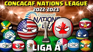 CONCACAF NATIONS LEAGUE  2022-2023 | countryballs