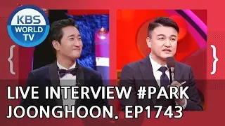 Live Interview with Park Joonghoon [Entertainment Weekly/2018.12.24]