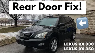 Fixing the Power Rear Door on a Lexus RX 330 and RX 350