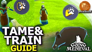 🐾How to Tame & Train Animals in Going Medieval | Update #4 Animal Handling skill & job Guide