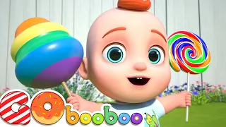 Lollipops, Candy and Eggs! | Colors Song | GoBooBoo Nursery Rhymes & Kids Songs