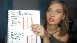 TYPES OF HAIR COLOR! PERMANENT, SEMI/DEMI? WHAT DOES IT ALL MEAN?! | Brittney Gray