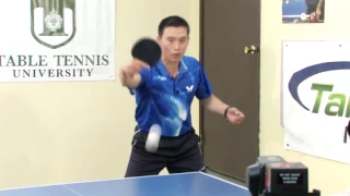 How to Play a Backhand Drive in Table Tennis - with Tao Li