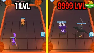 MAX LEVEL in Halloween Merge: Blue Monster Game