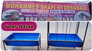 Goat feeders at Shafi bhai pets feed shop - Shafi bhai: 8919026047 - Hyderabad