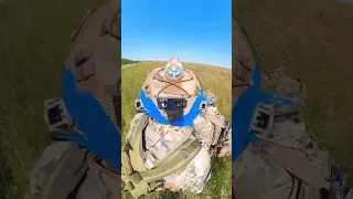 Helmet Cam: Ukrainian soldiers storming Russian positions in the Battlefield.