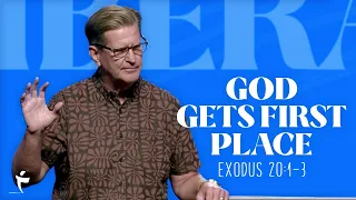 God Gets First Place | Exodus 20:1-3 | Pastor John Miller