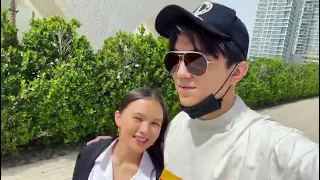 Dimash posted this today: "A little pre-concert video with my sister" #dimashqudaibergen 💕 Dubai