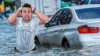 MEU CARRO ESTRAGOU DURANTE UMA TEMPESTADE E DEU TUDO ERRADO!