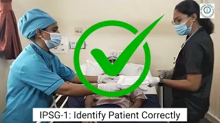 IPSG - 1 : IDENTIFICATION OF PATIENT | VINS Hospital | #who #worldpatientsafetyday