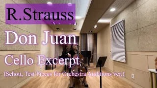 R.Strauss Don Juan Op.20 Cello Excerpt / 돈주앙 첼로 엑섭