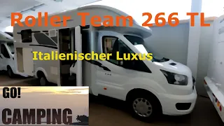 Italienischer Luxus zum fairen Preis!! RollerTeam Wohnmobil 266TL mit Queensbett!!