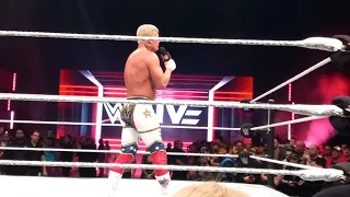 WWE Live 2023 Birmingham UK Cody Rhodes thanks the Fans