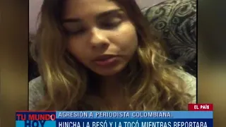 Periodista agredida durante una transmisión en vivo en Rusia | CityTv