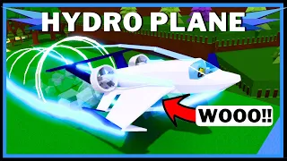 FUTURISTIC HYDRO PLANE *Hovers on Water!* In Build A Boat For Treasure ROBLOX