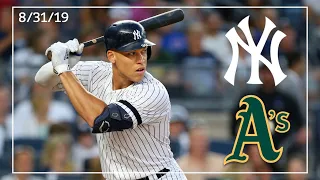 Oakland A’s @ New York Yankees | Yankee Highlights | 8/31/19