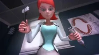 VAMPIRE'S CROWN HD Sexy Dentist fixes a tooth, hilarious animated film