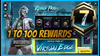 A7 ROYAL PASS IS HERE - 1 TO 100 REWARDS FIRST LOOK / LEVEL 50 UPGRADE WEAPON AND FREE REWARDS