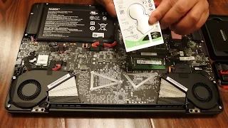 How to upgrade Razer Blade Pro 17" (2017) HDD to SSD