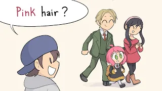 Anya's hair color (Spy x Family comic)