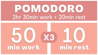 Técnica Pomodoro 50/10 - Pomodoro Timer