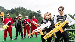 LTT Nerf War : Team SEAL X Warriors Nerf Guns Fight Crime Dr Lee Secret Agent Impersonating Shipper