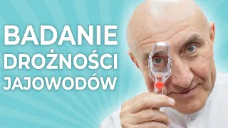 Badanie drożności jajowodów.