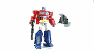 Quick Transform Transformers Siege Optimus Prime From Truck Mode To Robot Mode