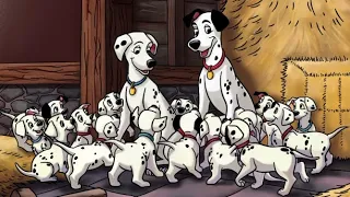 Happy Color App | Disney 101 Dalmatians Compilation | Color By Numbers | Animated