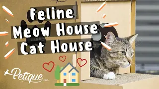 Eco-Friendly Feline Meow House Cat House by Petique