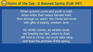 O Blessed Spring (ELW 447)