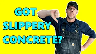How Do You Make Concrete Less Slippery?