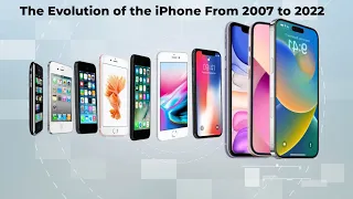 The Evolution of the iphone from 2007 to 2022 || The History of iphone