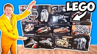 I Built The LARGEST LEGO Star Wars Sets EVER...