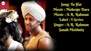 Tu Hai - Lyrics with English translation||Mohenjodaro||AR RAHMAN||Sanah Moidutty||Hrithik Roshan||