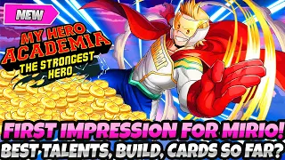 *MIRIO FIRST IMPRESSIONS!!* + BEST TALENTS & CARDS FOR LEMILLION SO FAR?! (MHA: The Strongest Hero)